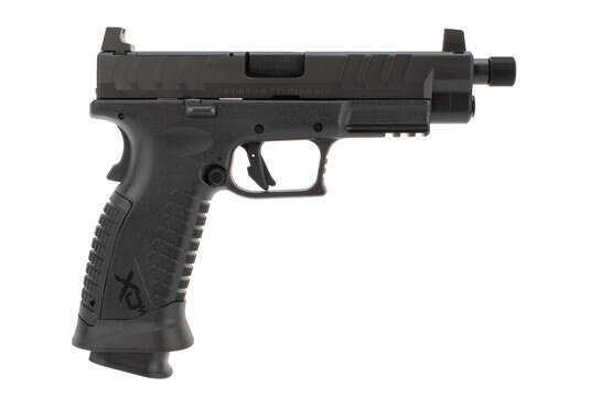 Springfield Armory XDM elite osp 9mm pistol features a threaded barrel